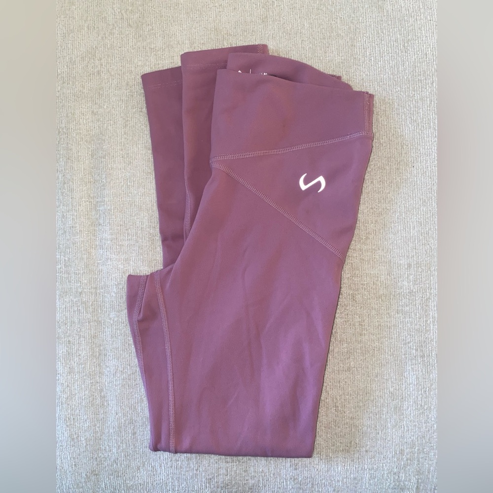 TLF Apparel High Waisted Soft Leggings Pink Medium